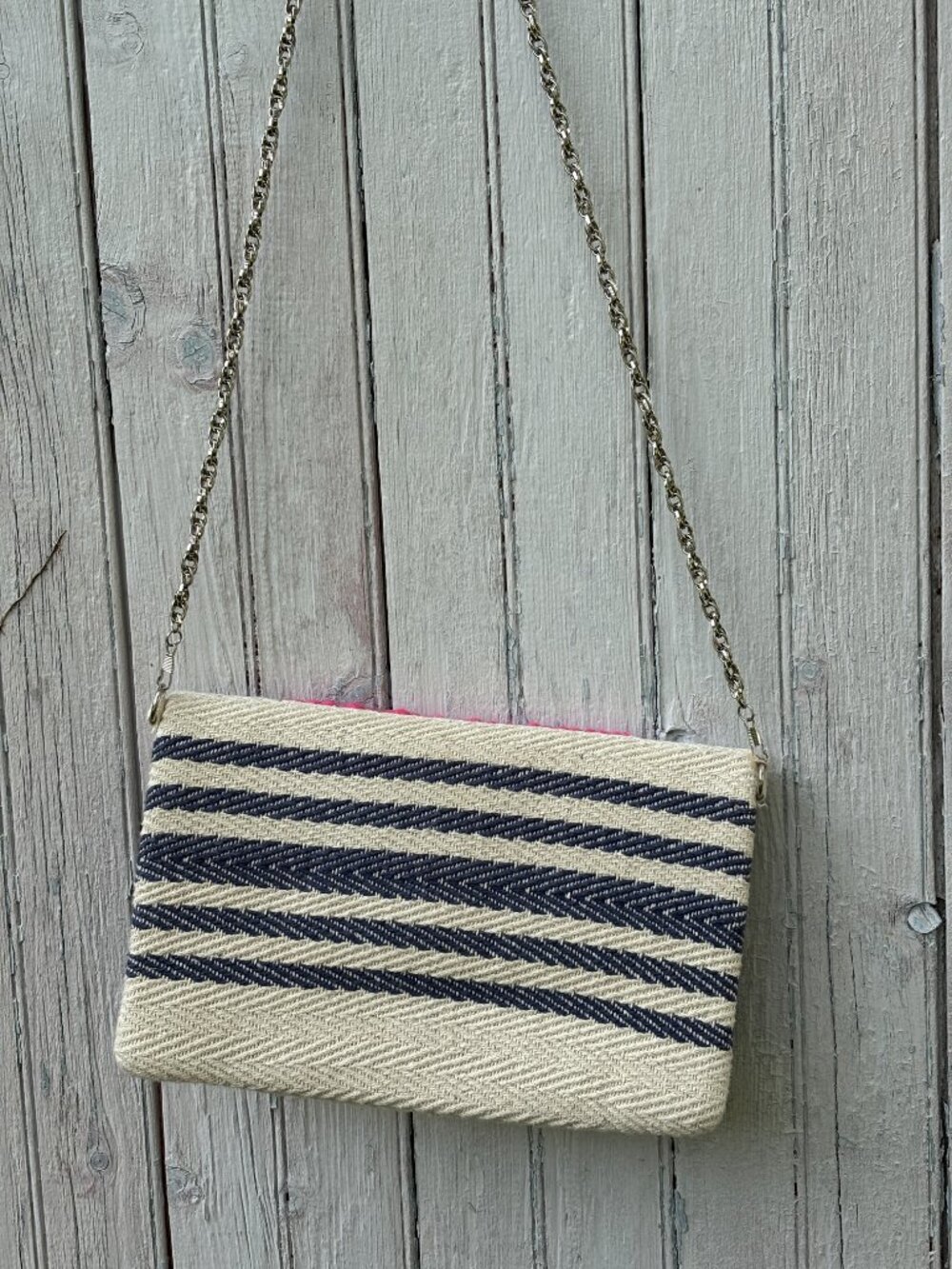 America & Beyond Tribal Embellished Fold-Over Clutch Bag | Like New - Picture 3 of 4